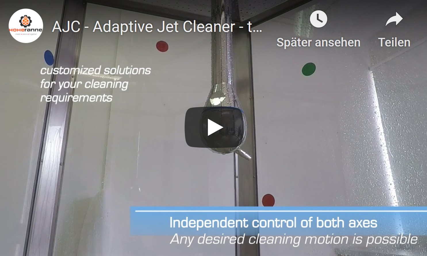 Adaptive Jet Cleaner (AJC)