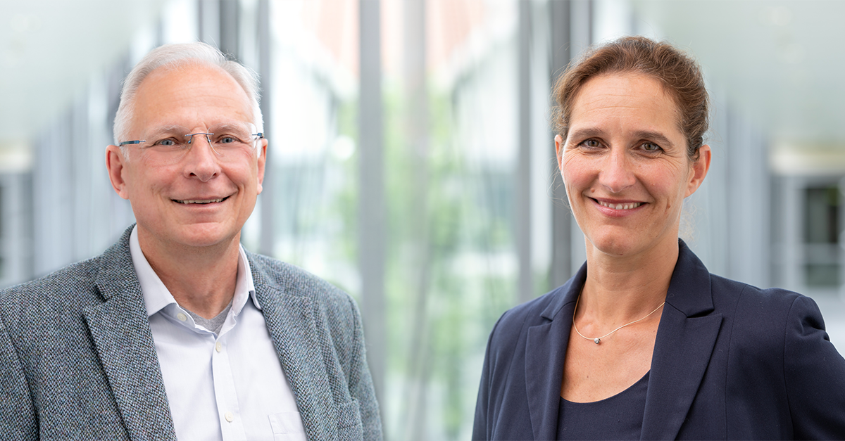 Porträts von Prof. Dr. Langowski und Prof. Dr. Büttner nebeneinander