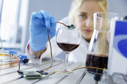 Weinanalytik mittels Low-Cost-Chemosensorik