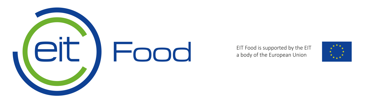 EIT Food Logo und europäisches Förderlogo