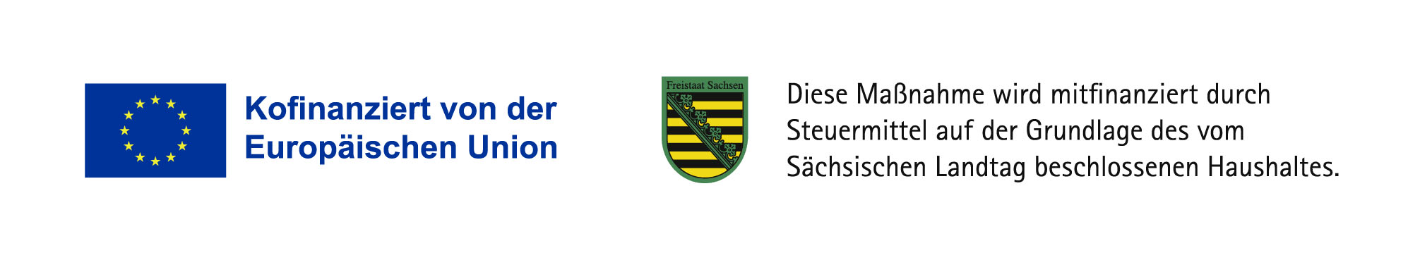 Förderlogo EFRE-ESF Kofinanzierung von der Europäischen Union