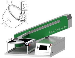 Messgerät zur intelligente Zugkraftmessung peelbarer Verpackungen.