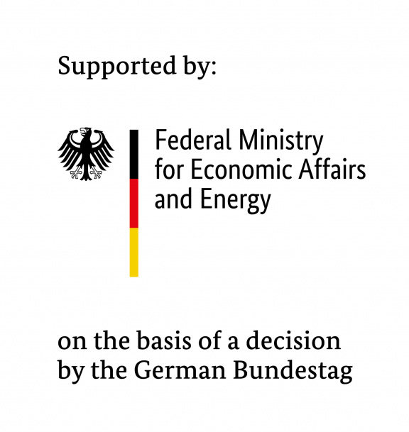 Funding-logo of the Federal Ministry of Economic Affairs and Energy