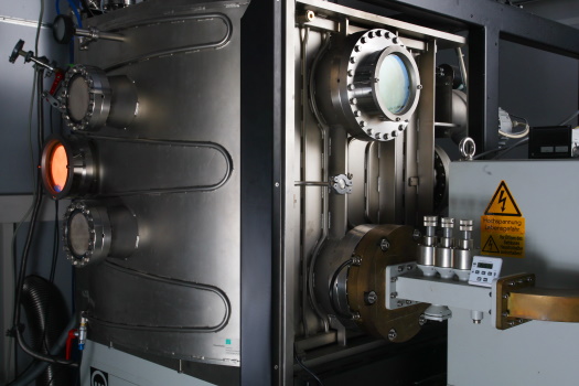 Exterior view of the vacuum coating plant