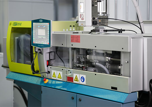 Picture of the BOY35 E injection moulding machine
