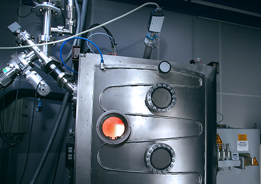 Exterior view of the vapour deposition system