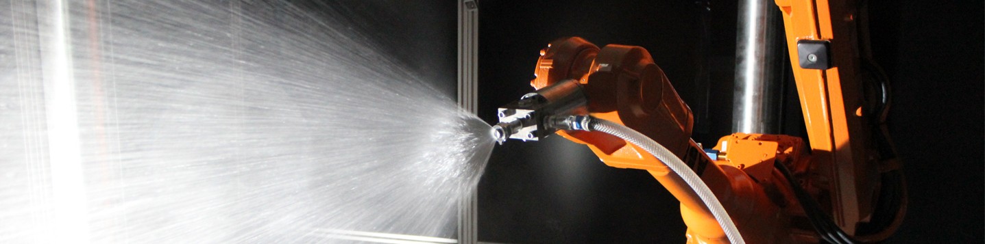 Roboter Industrielle Bauteilreinigung Renigung durch Roboter