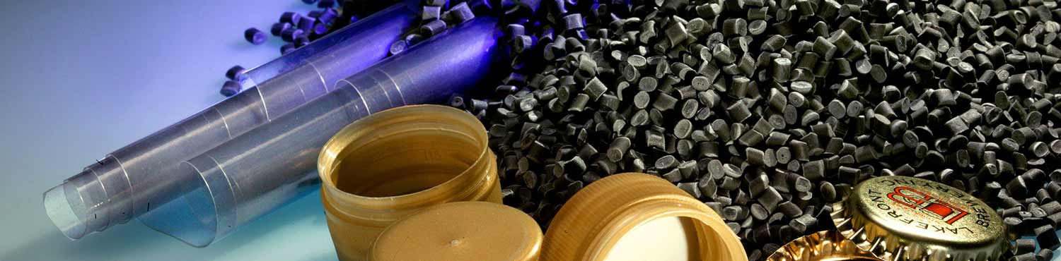 Plastic Recycling Various plastic materials and plastic recyclates